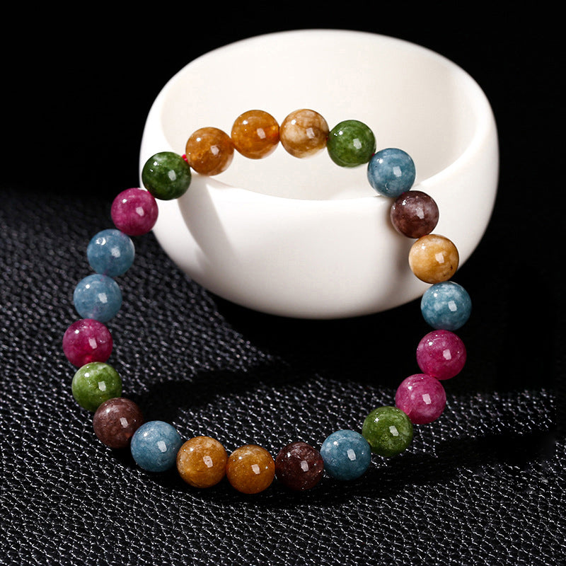 Exquisite colored crystal bracelet