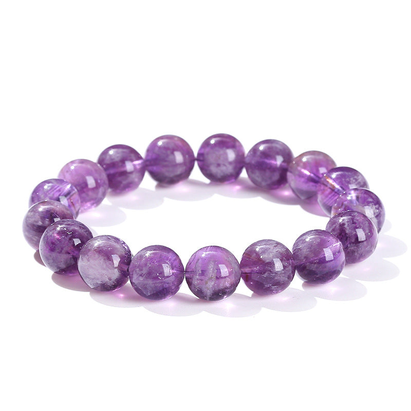 100% natural purple crystal bracelet, girls bracelet