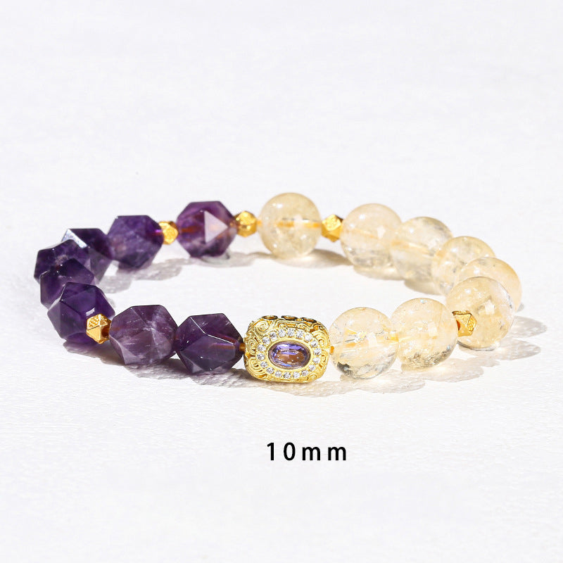 A noble bracelet that brings good luck to you. Crystal bracelet for men and women.