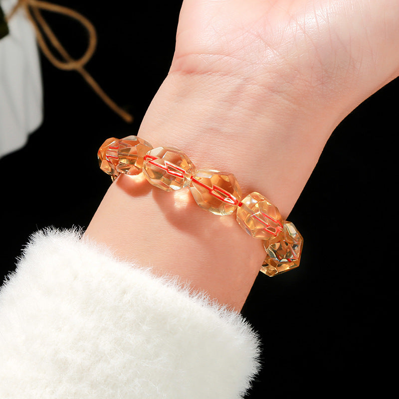 Lucky Yellow Crystal Bracelet