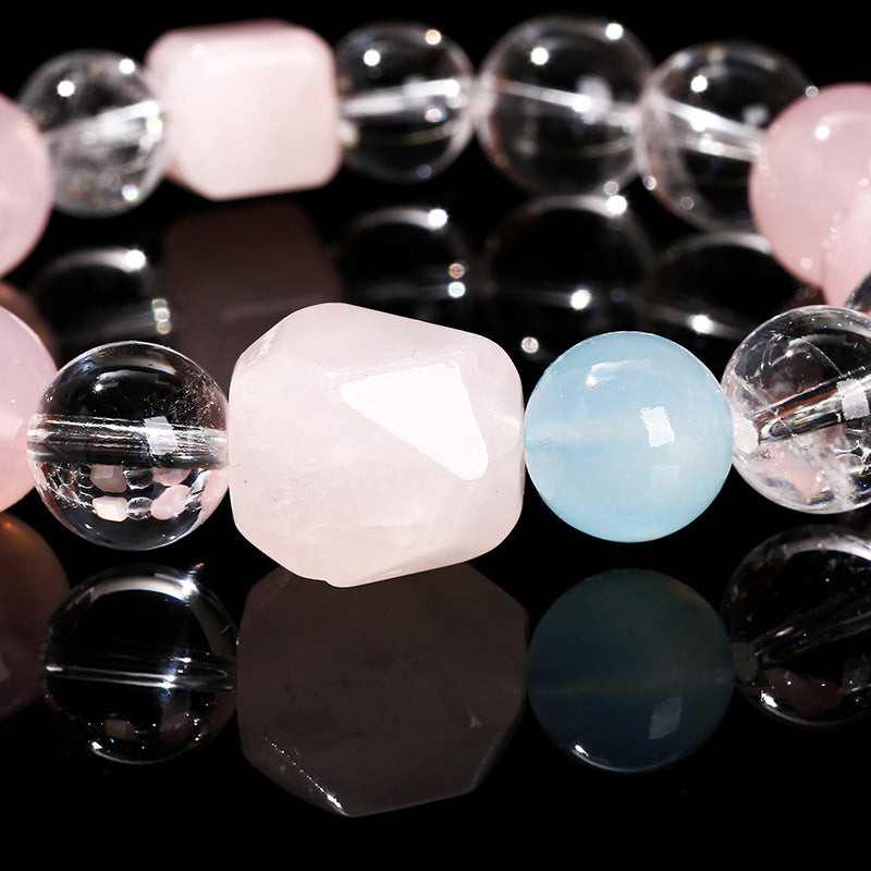 Real crystal bracelet, girl's bracelet, sweet and elegant