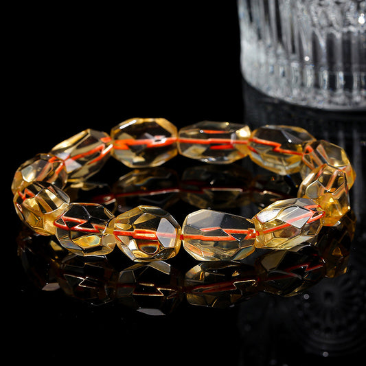 Real natural crystal bracelet, fashionable and simple, exquisite and elegant in monochrome