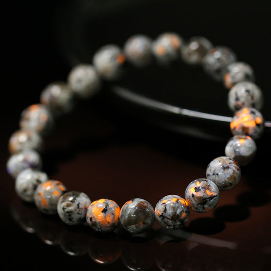 Unique flood-shining natural volcanic stone bracelet, exquisite and unique