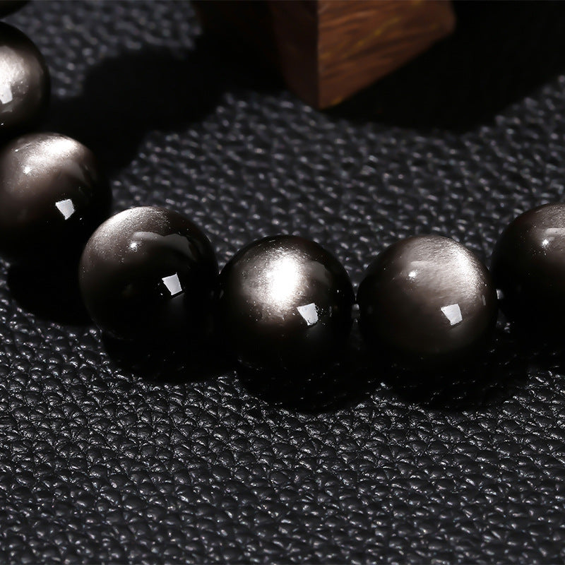 natural obsidian crystal